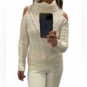 American Rag cold shoulder sweater